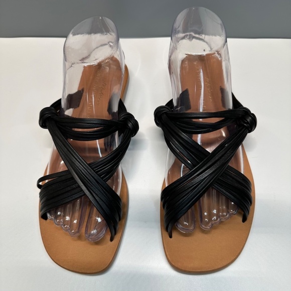 Anthropologie Matisse Mystic Sandals Black Leather upper/lining Womens Size 8M - Picture 2 of 12